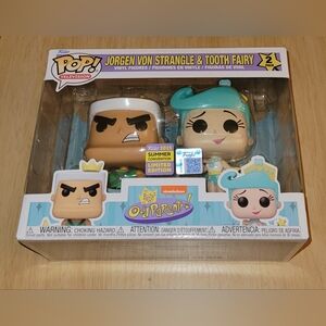 Funko Pop SDCC 2025-Fairly Odd Parents-Jorgen Von Strangle+Tooth Fairy 2 Pk